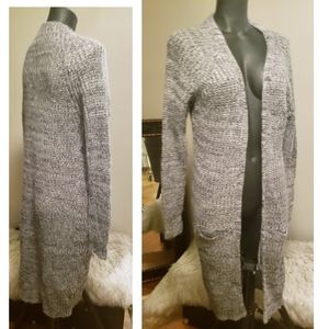 Morgan City long gray cardigan.  Sz Med. Never worn.